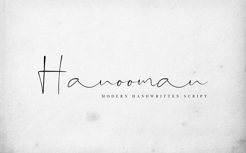 Hanooman Script Font