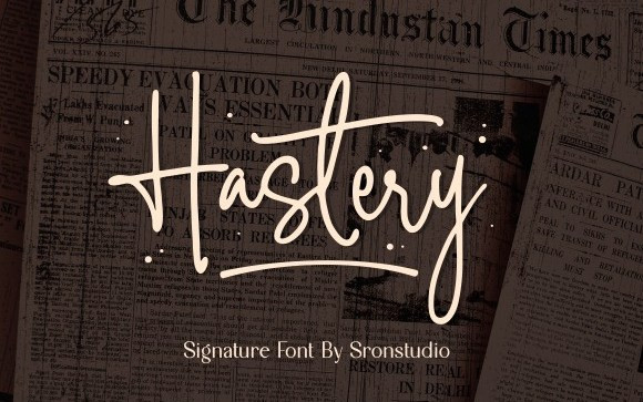 Hastery Handwritten Font