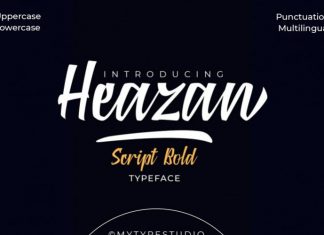 Heazan Script Font