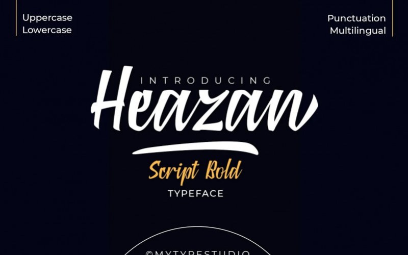 Heazan Script Font