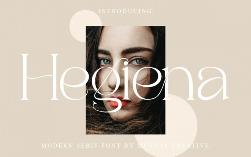 Hegiena Serif Font