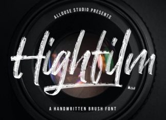 Highfilm Brush Font