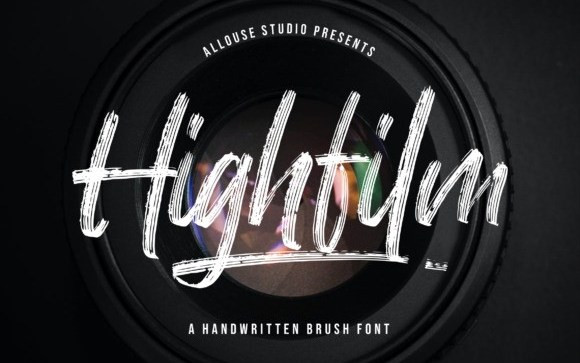 Highfilm Brush Font