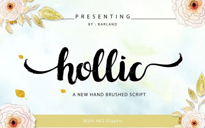 Hollic Brush Font