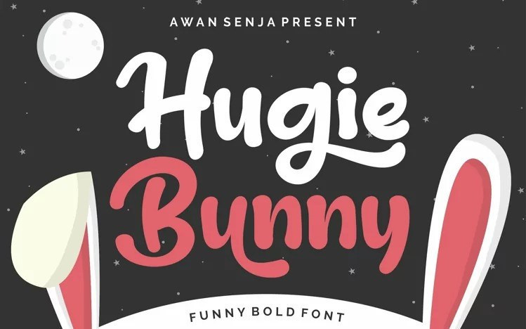 Huggie Bunny Script Font