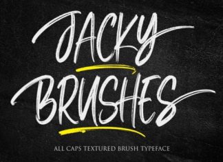 Jacky Brushes Script Font