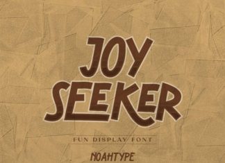 Joy Seeker Display Font