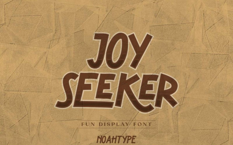 Joy Seeker Display Font