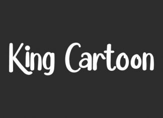 King Cartoon Display Font