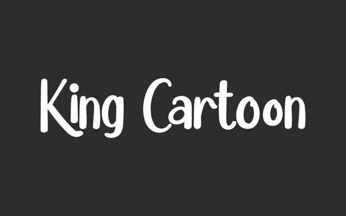 King Cartoon Display Font