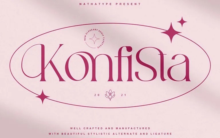 Konfista Serif Font