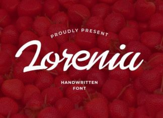 Lorenia Script Font