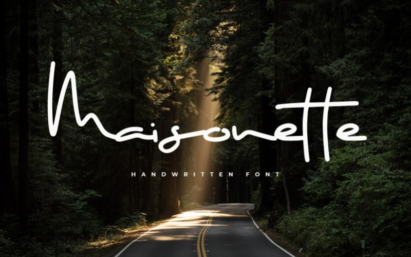 Maisonette Script Font