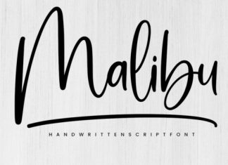 Malibu Script Font