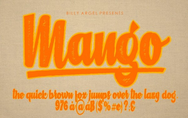 Mango Script Font