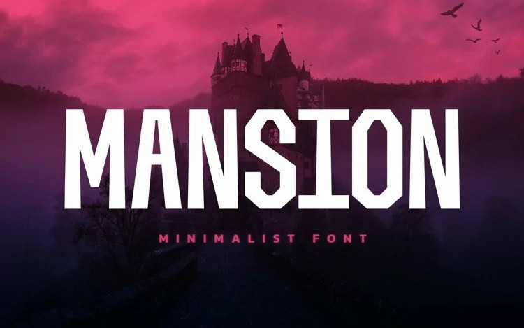 Mansion Display Font
