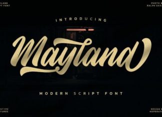 Mayland Script Font