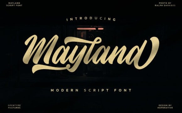 Mayland Script Font