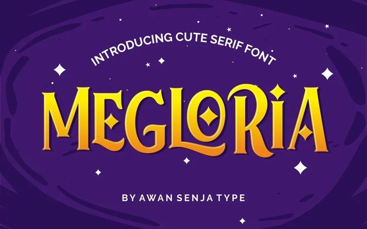 Megloria Display Font