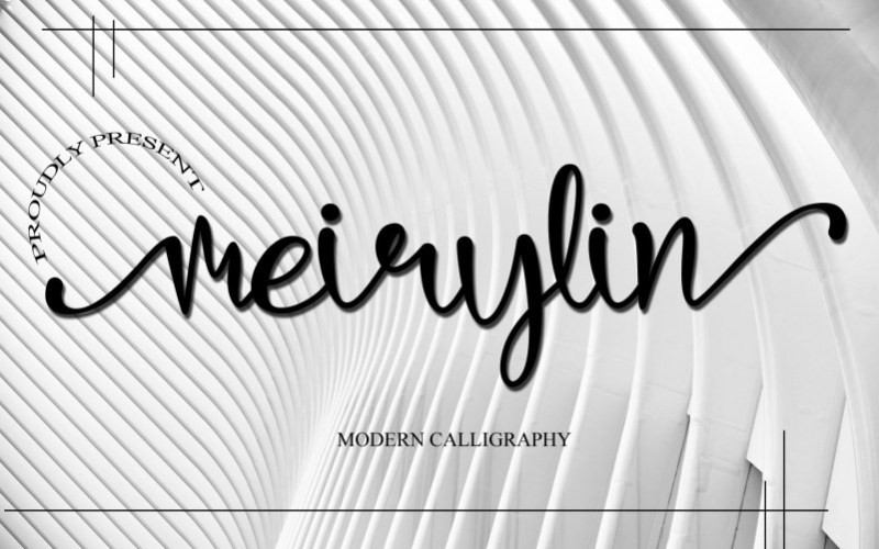 Meirylin Script Font