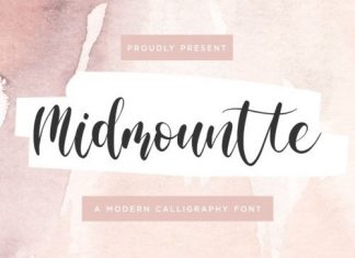 Midmountte Script Font