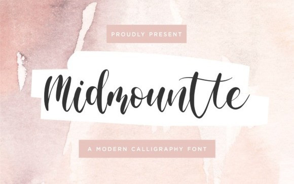 Midmountte Script Font