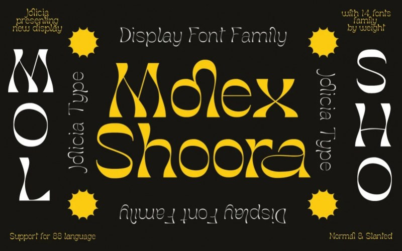 Molex Shoora Display Font