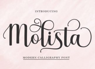 Molista Calligraphy Font