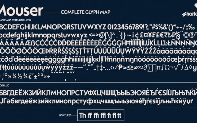 Mouser Sans Serif Font