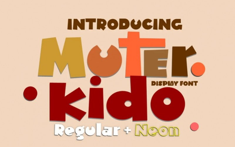 Muter Kido Display Font