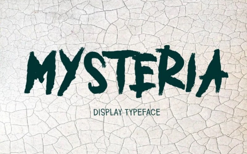 MYSTERIA Display Font