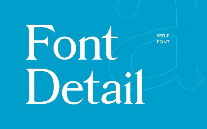 Nandia Serif Font