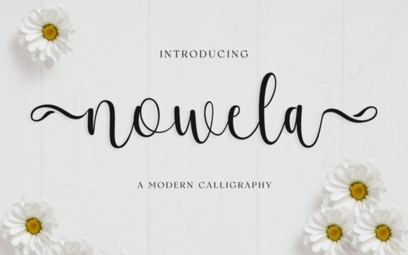 Nowela Calligraphy Font