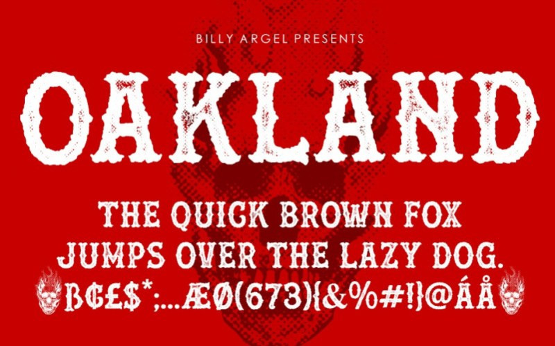 OAKLAND Blackletter Font