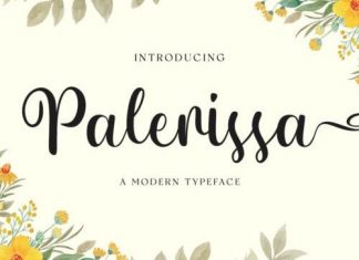 Palerissa Calligraphy Font