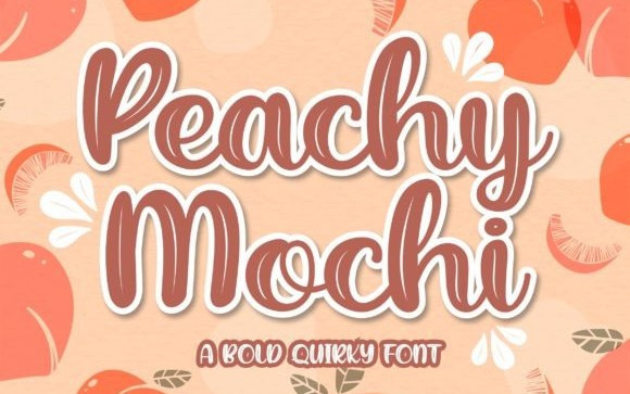 Peachy Mochi Script Font