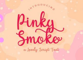 Pinky Smoke Script Font