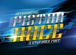 Piston Race Display Font