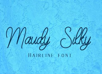 Maudy Silky LIne Script Font