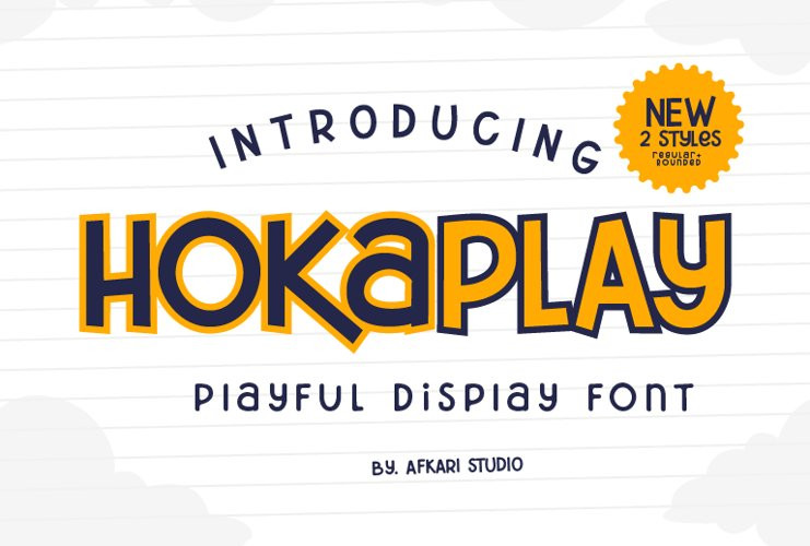 Hokaplay Playful Display Font