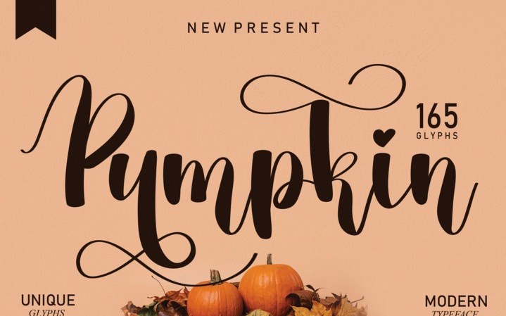 Pumpkin Script Font