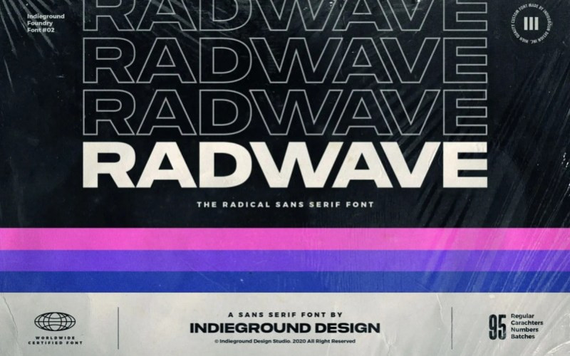 Radwave Sans Serif Font