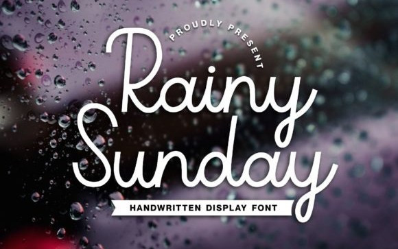 Rainy Sunday Handwritten Font