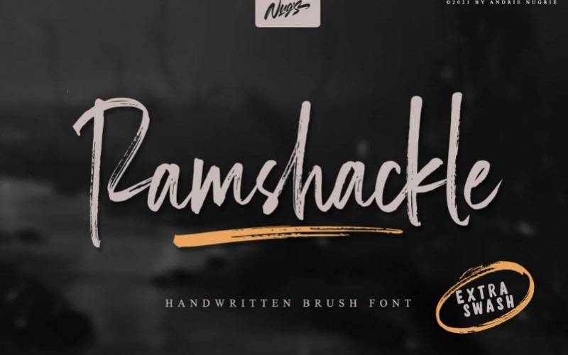 Ramshackle Brush Font