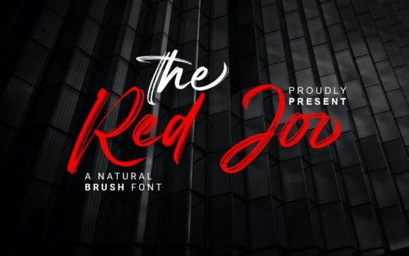Red Joo Brush Font