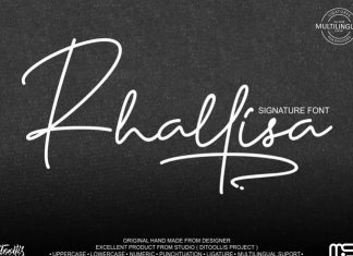 Rhallisa Handwritten Font