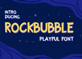 Rockbubble Display Font