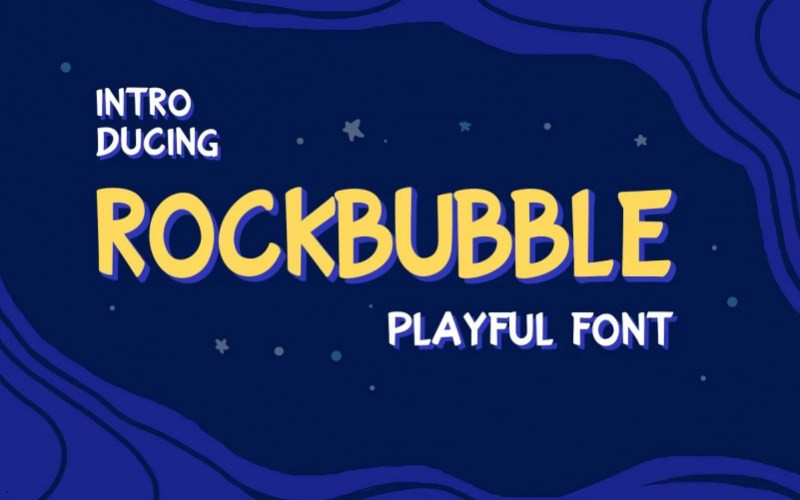 Rockbubble Display Font