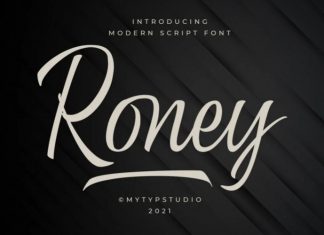 Roney Script Font