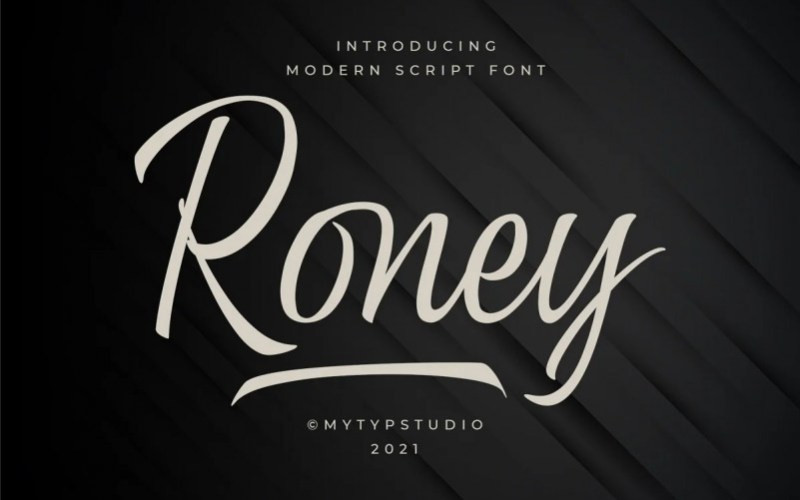 Roney Script Font